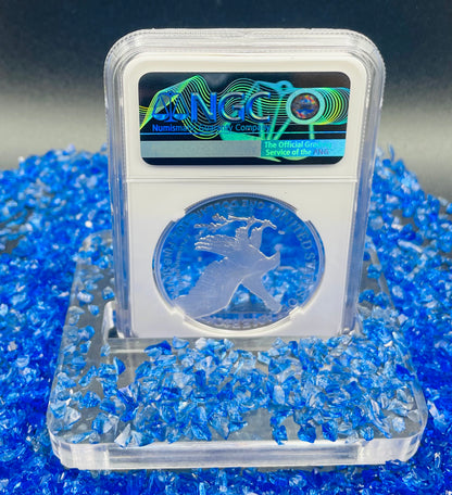 Proof 2022 (S) $1 American Silver Eagle NGC PF70 FDOI Label White Core Mint Condition (1 of 3,825)