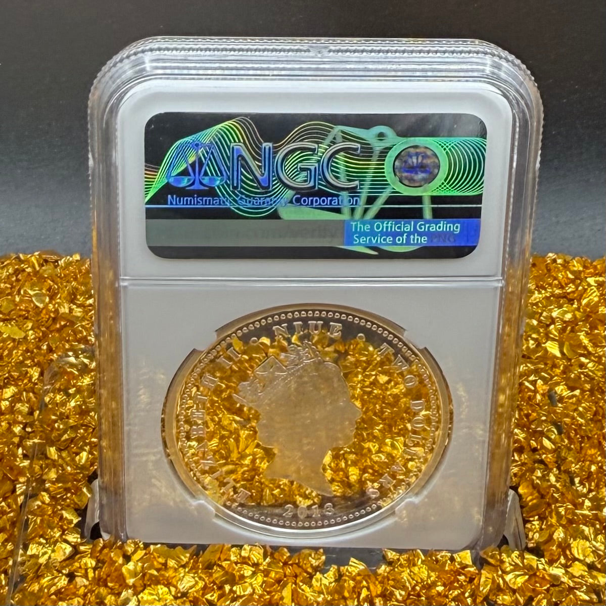 2013 Niue Silver Dollar $2 NGC PF70UC Birds of Prey - Great Horned Owl Colorized (1 of 10) Mint