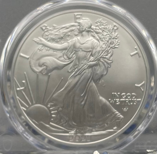 2023 $1 American Silver Eagle PCGS MS70 First Strike Silver Foil Label (Rare 1 of 2023)
