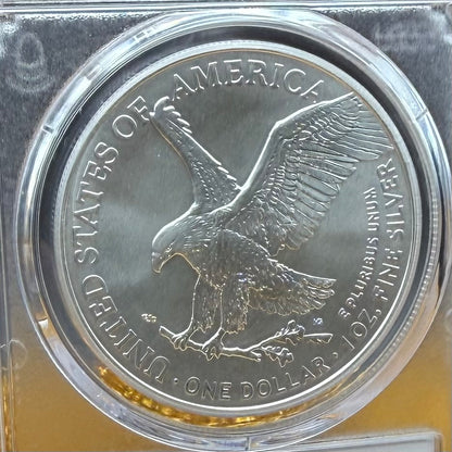 2021 $1 American Silver Eagle PCGS MS70 T-2 FDOI Balan Signed Rare Gold Eagle 1 of 250 Mint