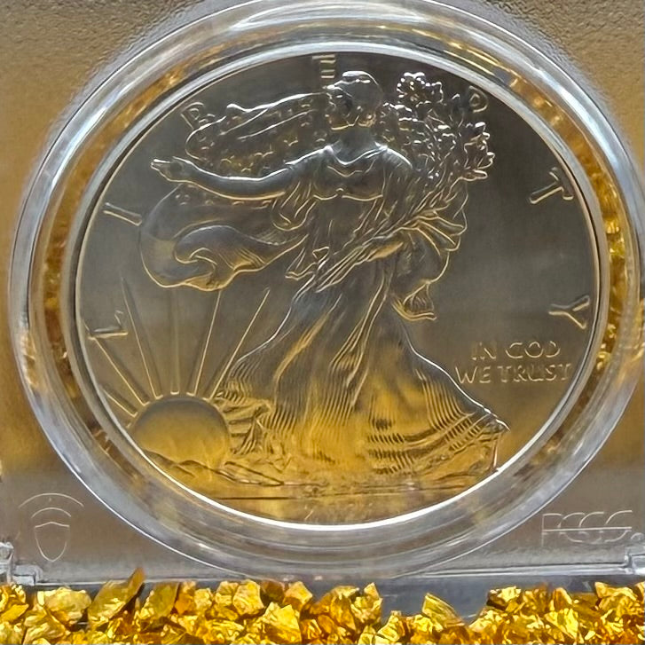 2021 (P) $1 American Silver Eagle PCGS MS70 Type 1 FDOI Emergency Production Thomas Cleveland Signed Rare Arrows Label 1 of 250 Mint