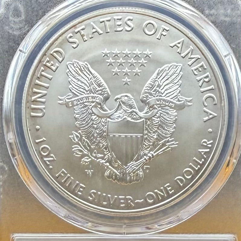 2020 Burnished $1 American Silver Eagle PCGS SP70 Thomas Cleveland Signed Rare Sun Label 1 of 15