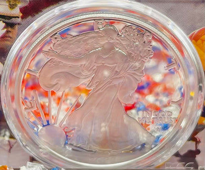 Proof 2023 (W) $1 American Silver Eagle PCGS PR70DCAM FDOI West Point Fighter Jet Label (Rare 1 of 65)