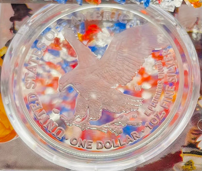 Proof 2023 (W) $1 American Silver Eagle PCGS PR70DCAM FDOI West Point Fighter Jet Label (Rare 1 of 65)