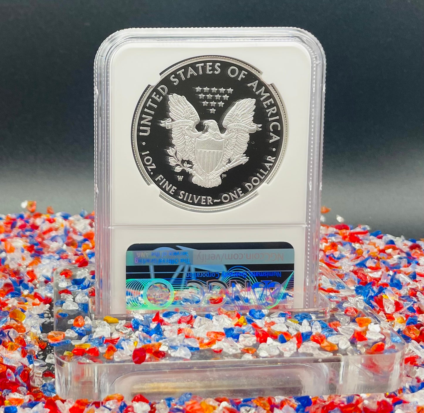 Proof 2020 (W) $1 American Silver Eagle NGC PF70 Early Releases Modern Blue Label Mint Condition (1 of 4,472)