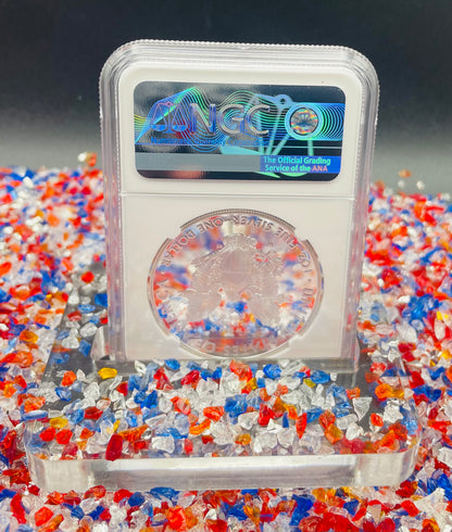 Proof 2020 (W) $1 American Silver Eagle NGC PF70 Early Releases Modern Blue Label Mint Condition (1 of 4,472)