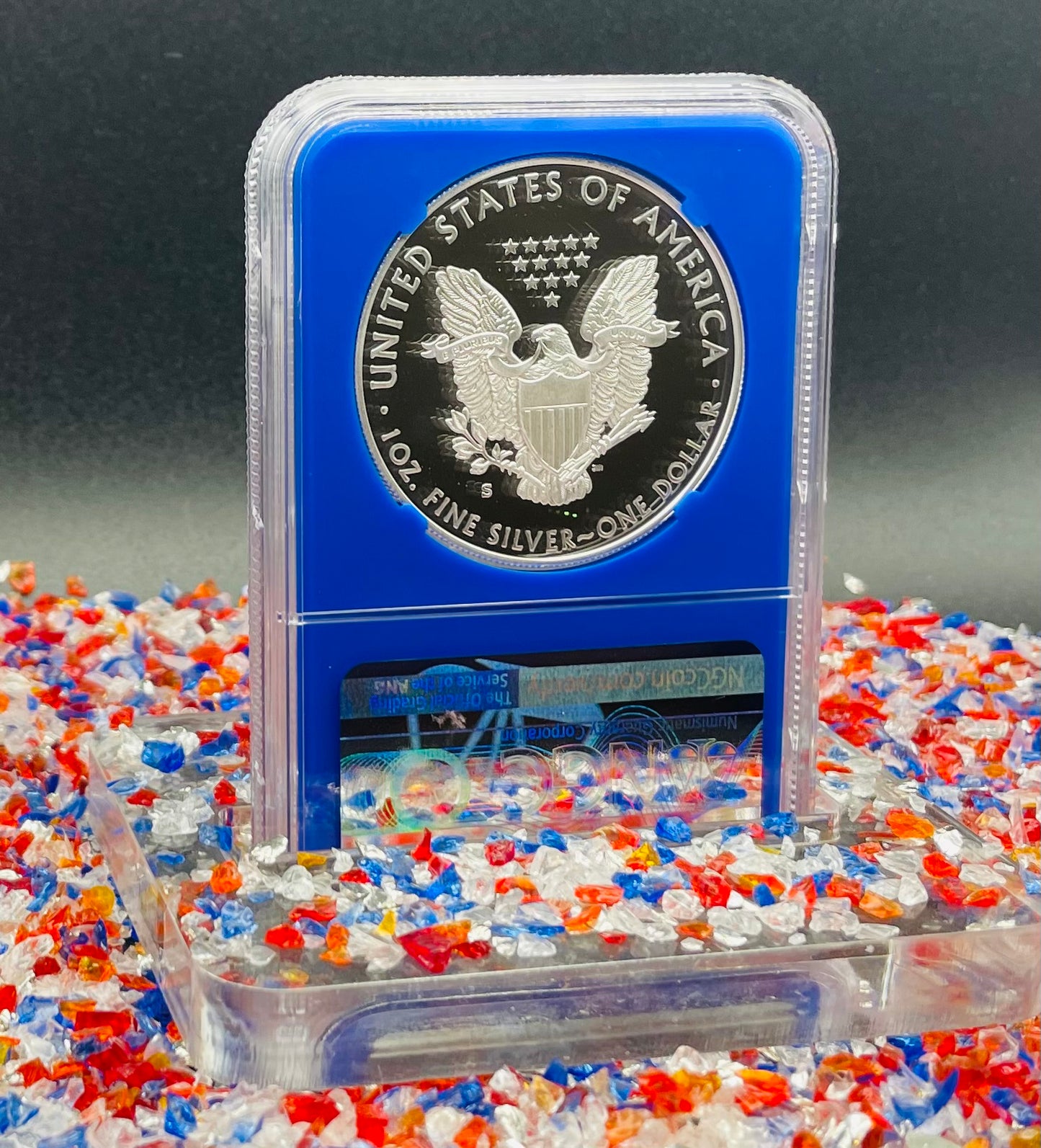 Proof 2020 (S) $1 American Silver Eagle NGC PF70UC FDOI Golden Gate Label Blue Core (1 of 7,634)