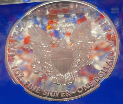 Proof 2020 (S) $1 American Silver Eagle NGC PF70UC FDOI Golden Gate Label Blue Core (1 of 7,634)