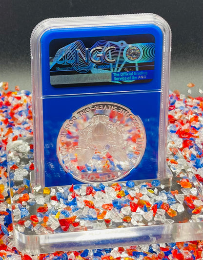 Proof 2020 (S) $1 American Silver Eagle NGC PF70UC FDOI Golden Gate Label Blue Core (1 of 7,634)