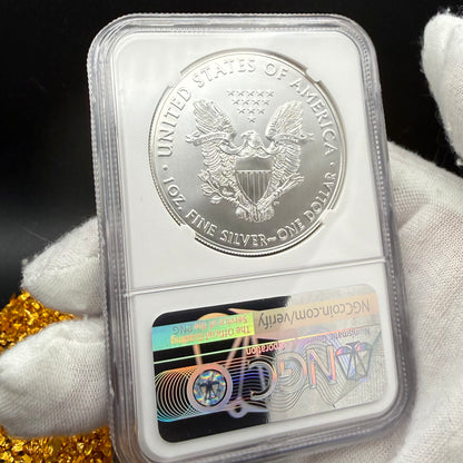 2021 (P) $1 American Silver Eagle NGC MS70 Type 1 FDOI Emergency Issue Mint Condition