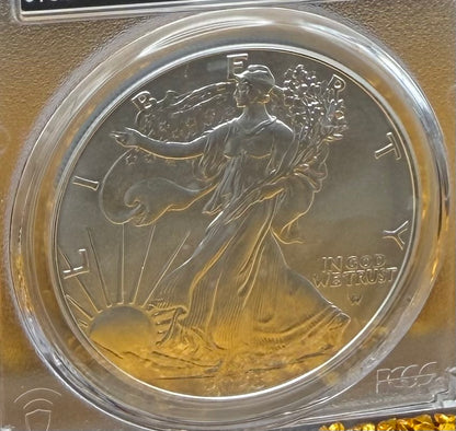 2025 $1 American Silver Eagle PCGS MS70 NBA Legend Jabari Smith Signed Label Mint Condition 1 of 50
