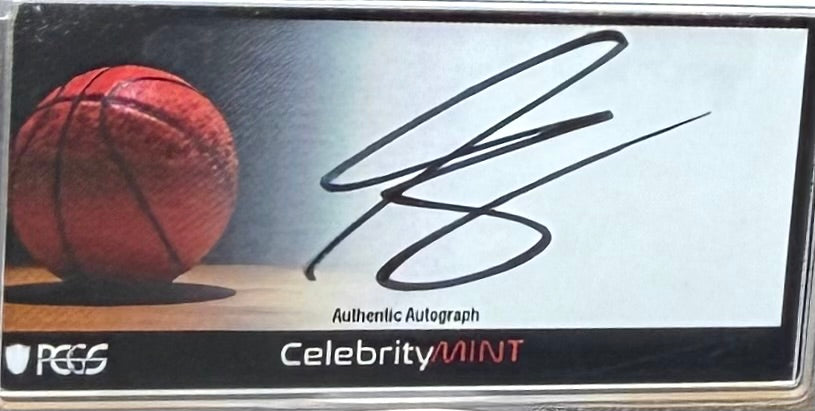 2025 $1 American Silver Eagle PCGS MS70 NBA Legend Jabari Smith Signed Label Mint Condition 1 of 50