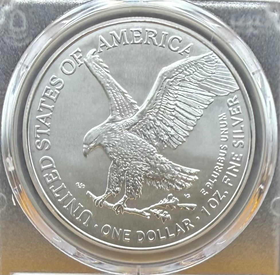 2025 $1 American Silver Eagle PCGS MS70 NBA Legend Jabari Smith Signed Label Mint Condition 1 of 50