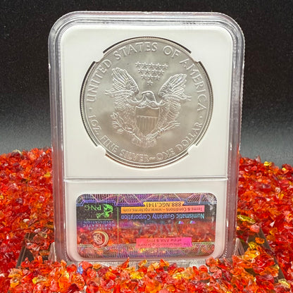 2013 San Francisco $1 American Silver Eagle NGC MS70 First Releases Orange Label Mint Condition