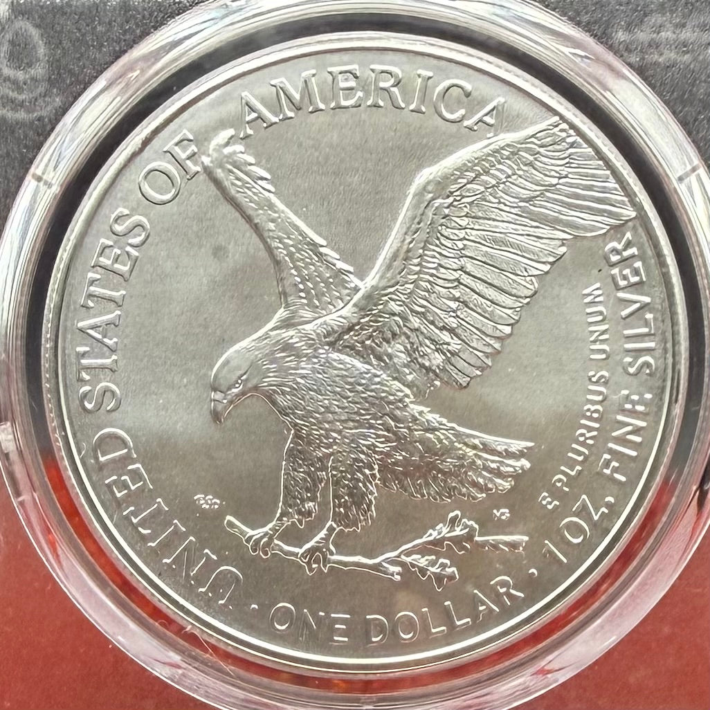 2022 $1 American Silver Eagle PCGS MS70 FDOI Thomas Cleveland Signed Rare Arrows Label 1 of 200 Mint