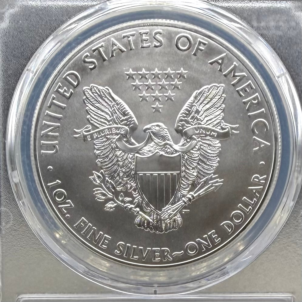 2014 $1 American Silver Eagle PCGS MS70 Gary Whitley Signed 1 of 409 Mint