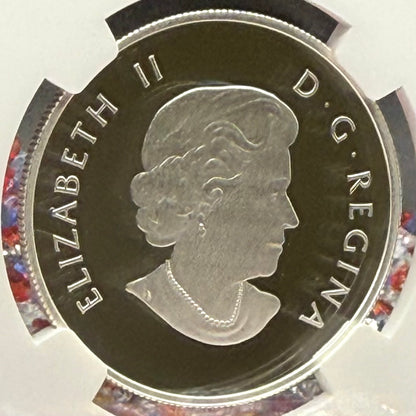 2015 $10 Canada Silver Dollar NGC PF70UC Colorized Winter Scene (1 of 2) Mint!