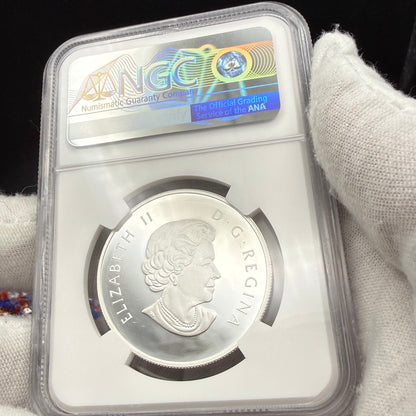 2015 $10 Canada Silver Dollar NGC PF70UC Colorized Winter Scene (1 of 2) Mint!