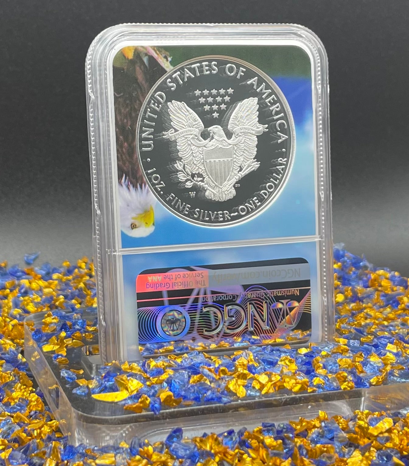 Proof 2018 (W) $1 American Silver Eagle NGC PF70 Congratulations Set Eagle Holder Mint Condition (Rare 1 of 1,331)