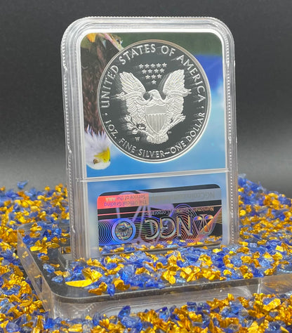Proof 2018 (W) $1 American Silver Eagle NGC PF70 Congratulations Set Eagle Holder Mint Condition (Rare 1 of 1,331)