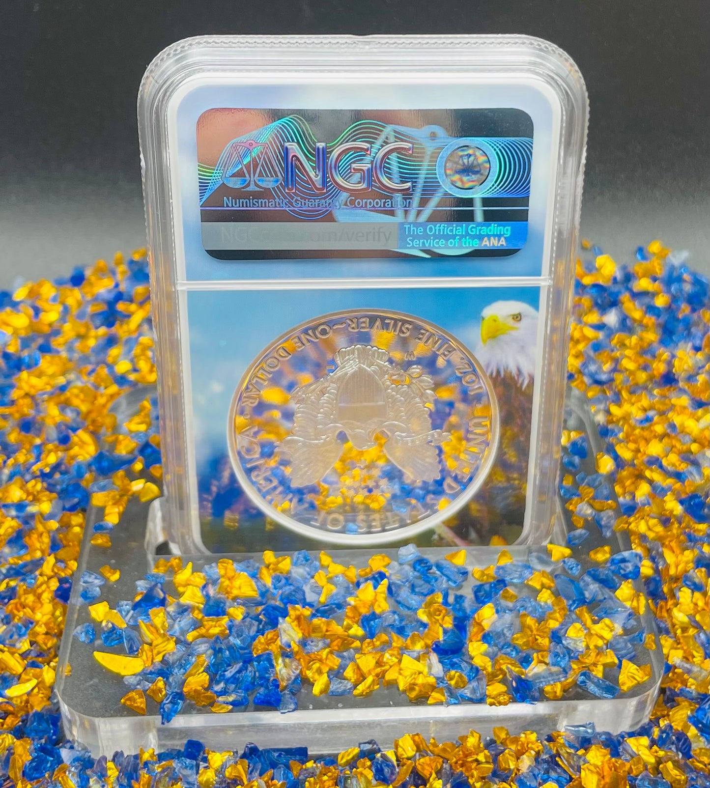 Proof 2018 (W) $1 American Silver Eagle NGC PF70 Congratulations Set Eagle Holder Mint Condition (Rare 1 of 1,331)