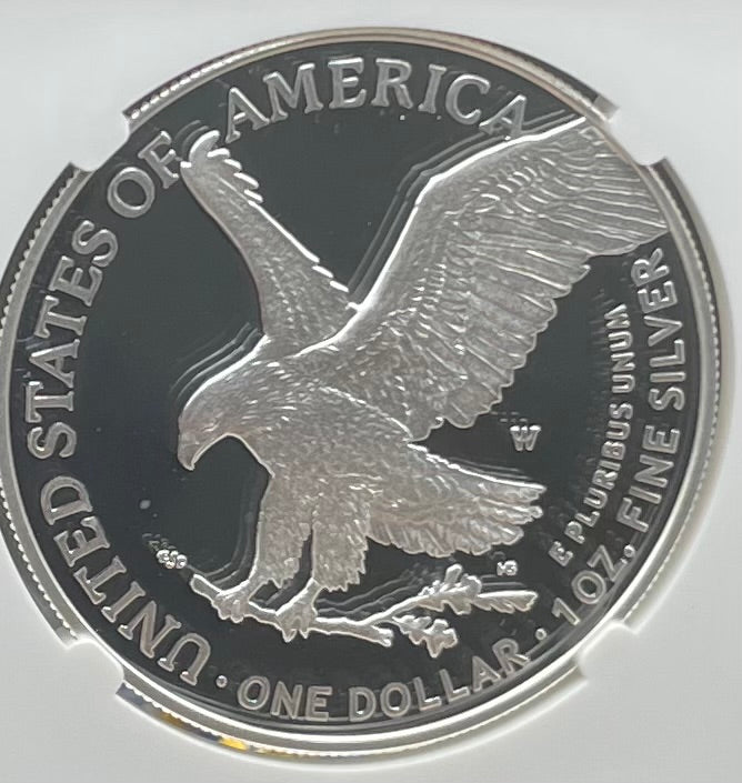 Proof 2022 (W) $1 American Silver Eagle NGC PF70 Early Releases Congratulations Set West Point Gold Start (1 of 1,332)