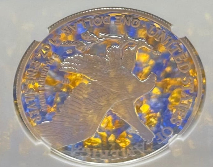 Proof 2022 (W) $1 American Silver Eagle NGC PF70 Early Releases Congratulations Set West Point Gold Start (1 of 1,332)