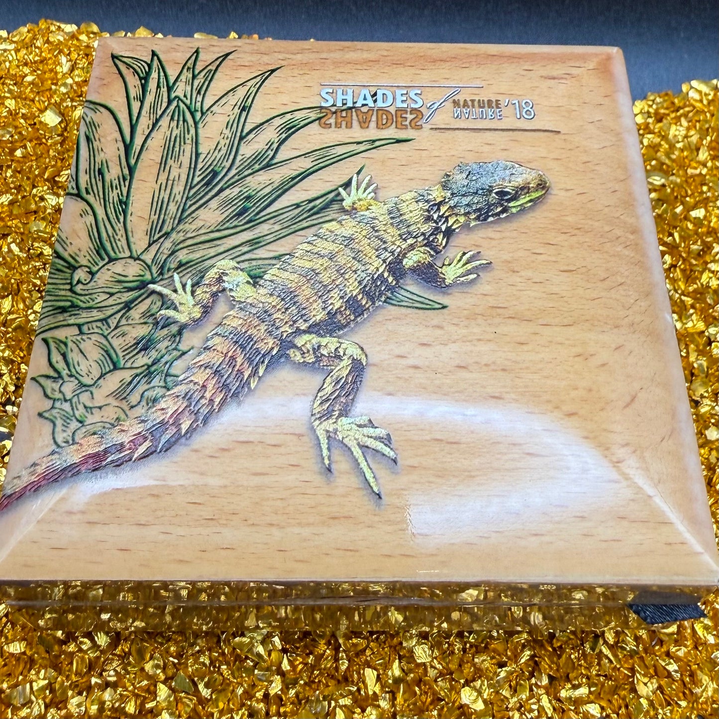 2018 Cook Islands Silver Dollar $5 PCGS FDOI PR70DCAM South African Sungazer Lizard - 24K Gold (1 of 91)