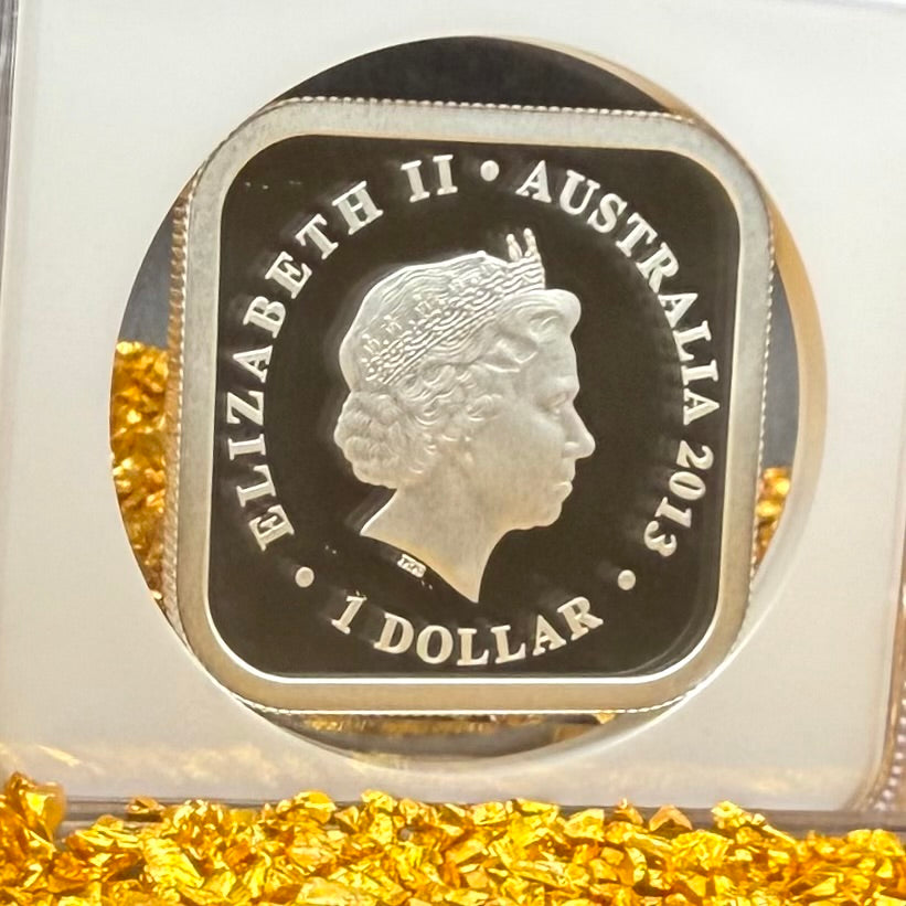 2013 P Silver $1 Australia Silver Dollar NGC PF70UC Four Seasons Square Series - Summer Colorized Beach Scene with Kangaroo (1 of 124)