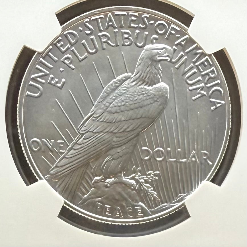 2023 United States Peace Silver Dollar $1 NGC Early Releases MS70 Jessie James Label Mint! (1 of 7,329)