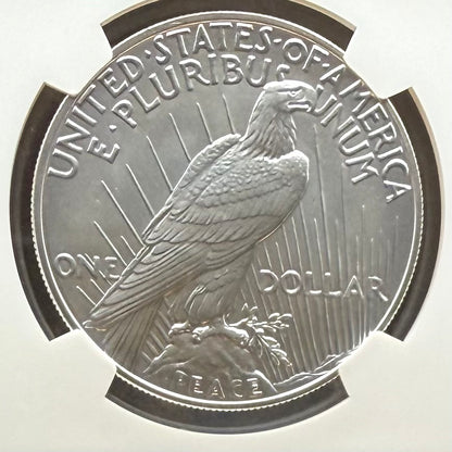 2023 United States Peace Silver Dollar $1 NGC Early Releases MS70 Jessie James Label Mint! (1 of 7,329)