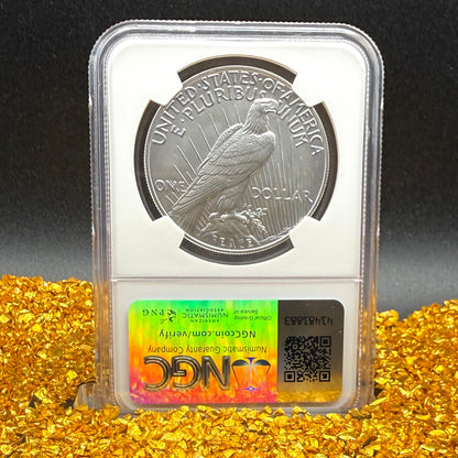 2023 United States Peace Silver Dollar $1 NGC Early Releases MS70 Jessie James Label Mint! (1 of 7,329)