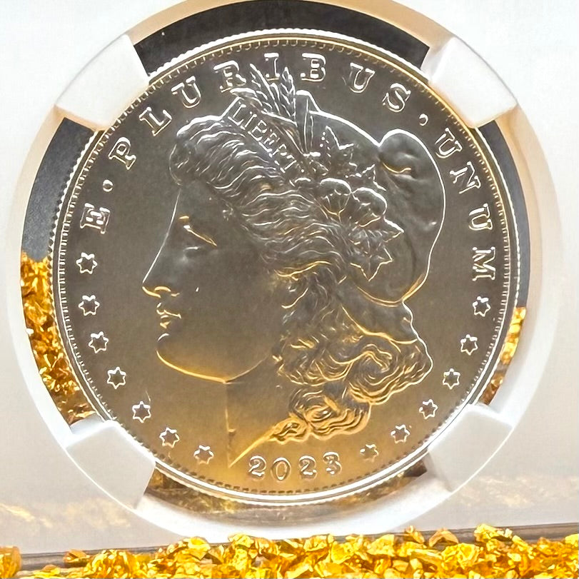 2023 United States Morgan Silver Dollar $1 NGC Early Releases MS70 Jessie James Label Mint! (1 of 7,644)