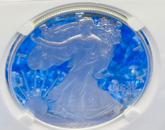 Proof 2022 (W) $1 American Silver Eagle NGC PF70 Eagle Mountain Label (1 of 5,895)