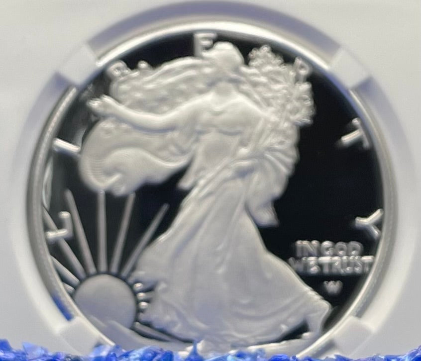 Proof 2022 (W) $1 American Silver Eagle NGC PF70 Early Releases Modern Silver Eagle Label Mint Condition (1 of 4,817)