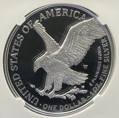 Proof 2022 (W) $1 American Silver Eagle NGC PF70 Early Releases Modern Silver Eagle Label Mint Condition (1 of 4,817)