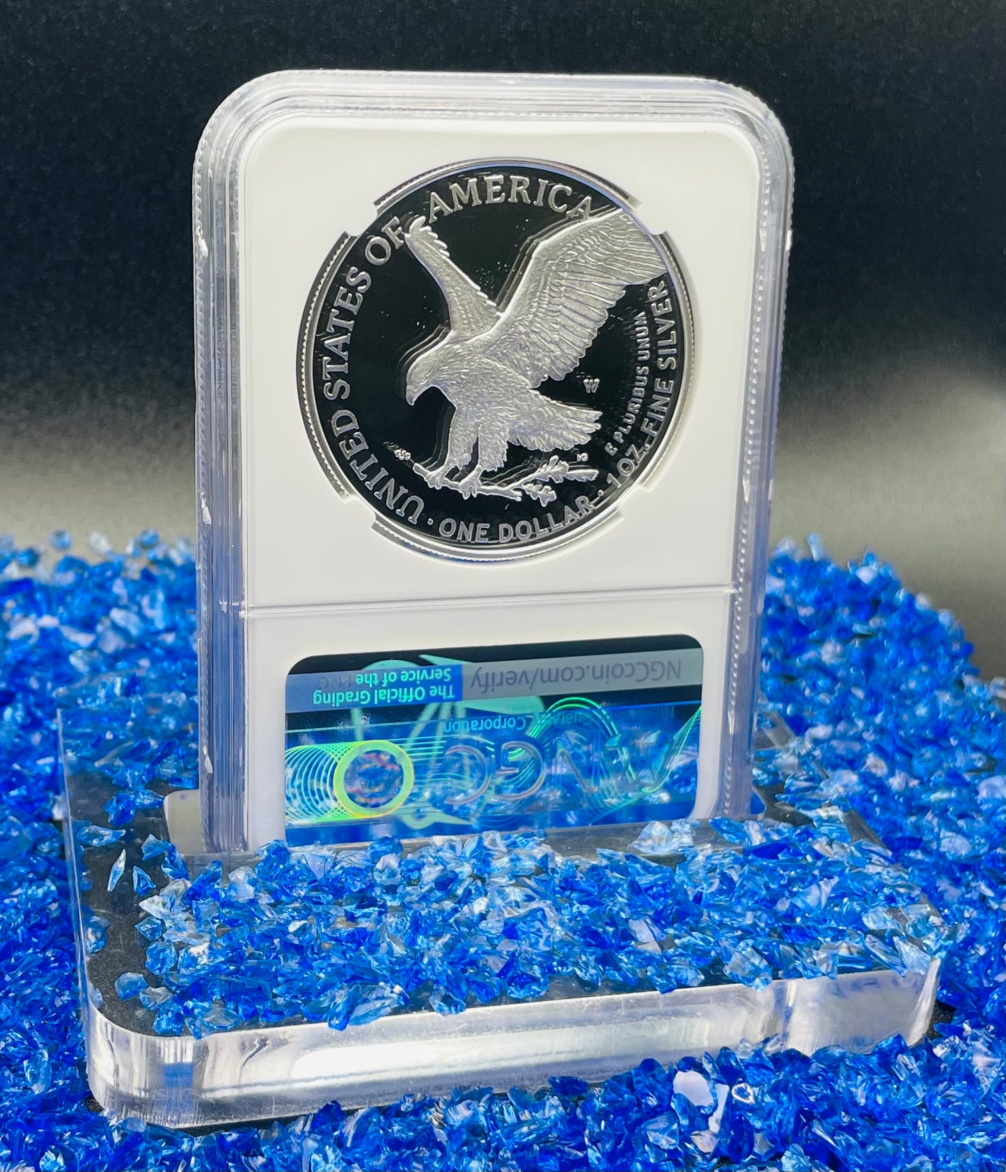 Proof 2022 (W) $1 American Silver Eagle NGC PF70 Early Releases Modern Silver Eagle Label Mint Condition (1 of 4,817)