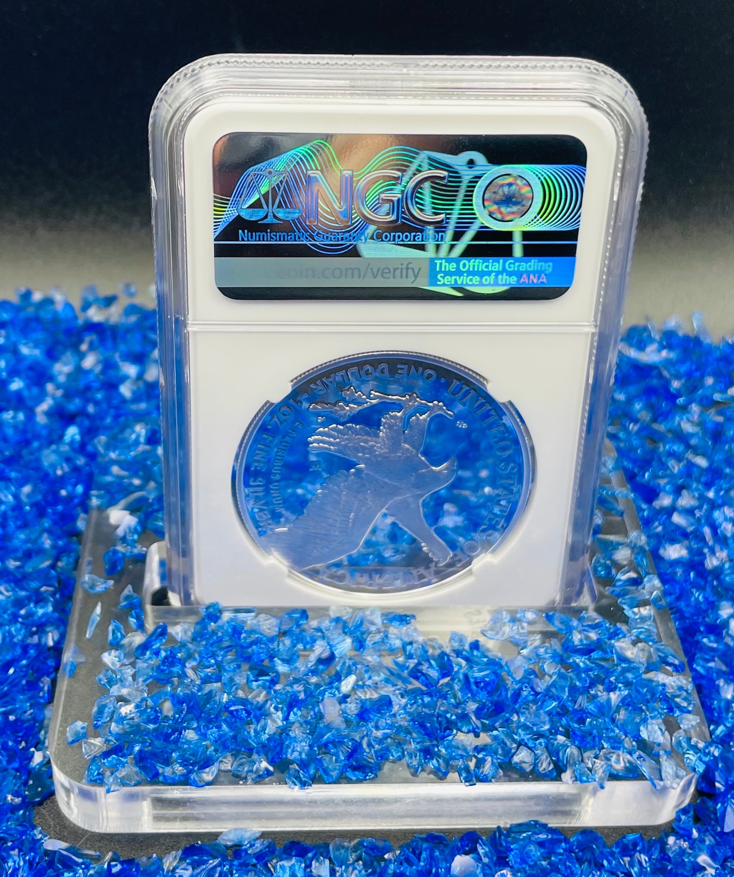 Proof 2022 (W) $1 American Silver Eagle NGC PF70 Early Releases Modern Silver Eagle Label Mint Condition (1 of 4,817)