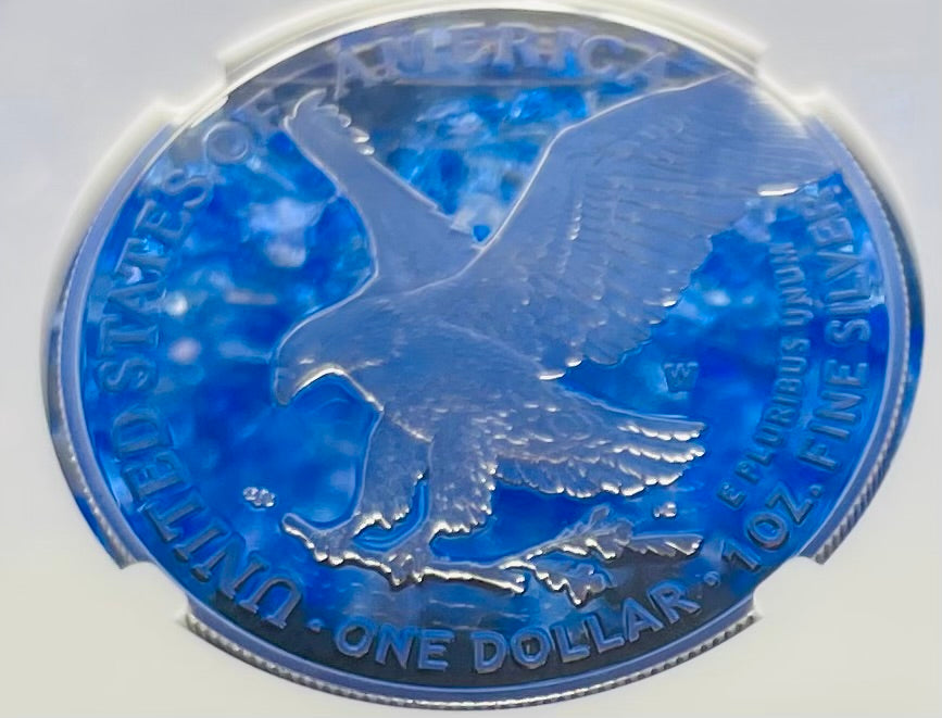 Proof 2022 (W) $1 American Silver Eagle NGC PF70 Early Releases Modern Silver Eagle Label Mint Condition (1 of 4,817)