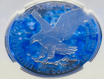 Proof 2022 (W) $1 American Silver Eagle NGC PF70 Early Releases Modern Silver Eagle Label Mint Condition (1 of 4,817)