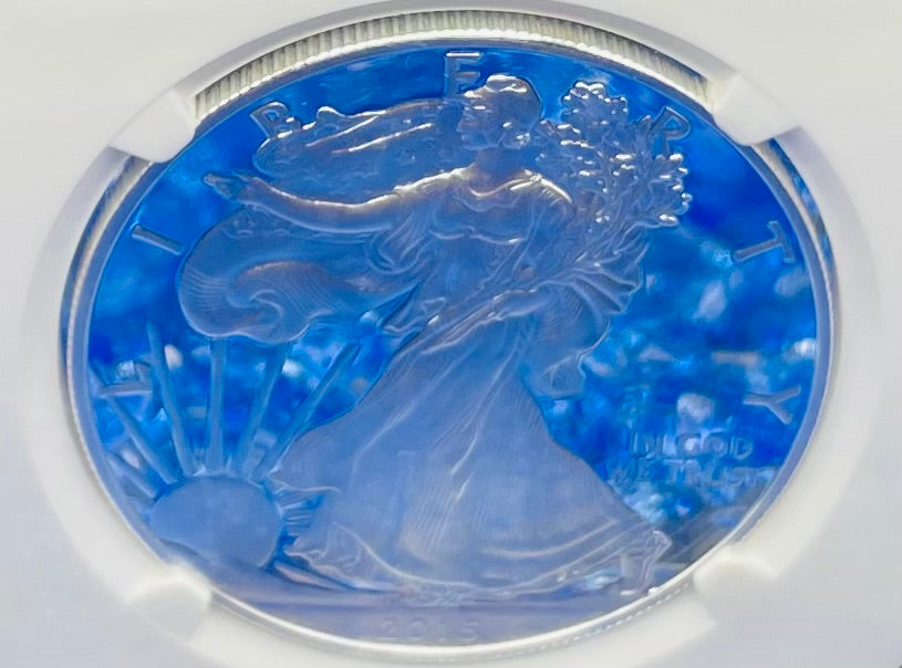 Proof 2015 (W) $1 American Silver Eagle NGC PF70 Fun Show Releases Eagle Mountain Label #372 (1 of 4,365)