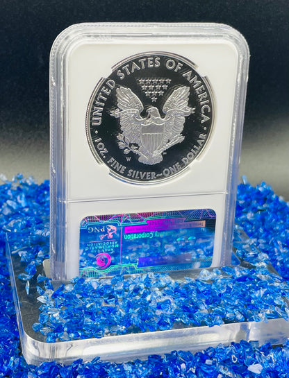 Proof 2015 (W) $1 American Silver Eagle NGC PF70 Fun Show Releases Eagle Mountain Label #372 (1 of 4,365)