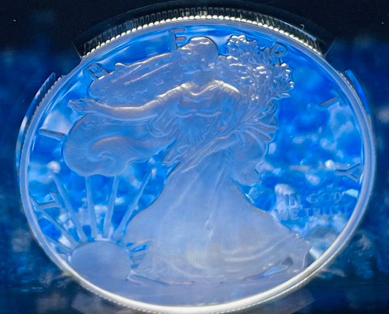 Proof 2021 (W) $1 American Silver Eagle NGC PF70 Type 1 First Releases Heraldic Eagle Label Black Core (1 of 6,854)