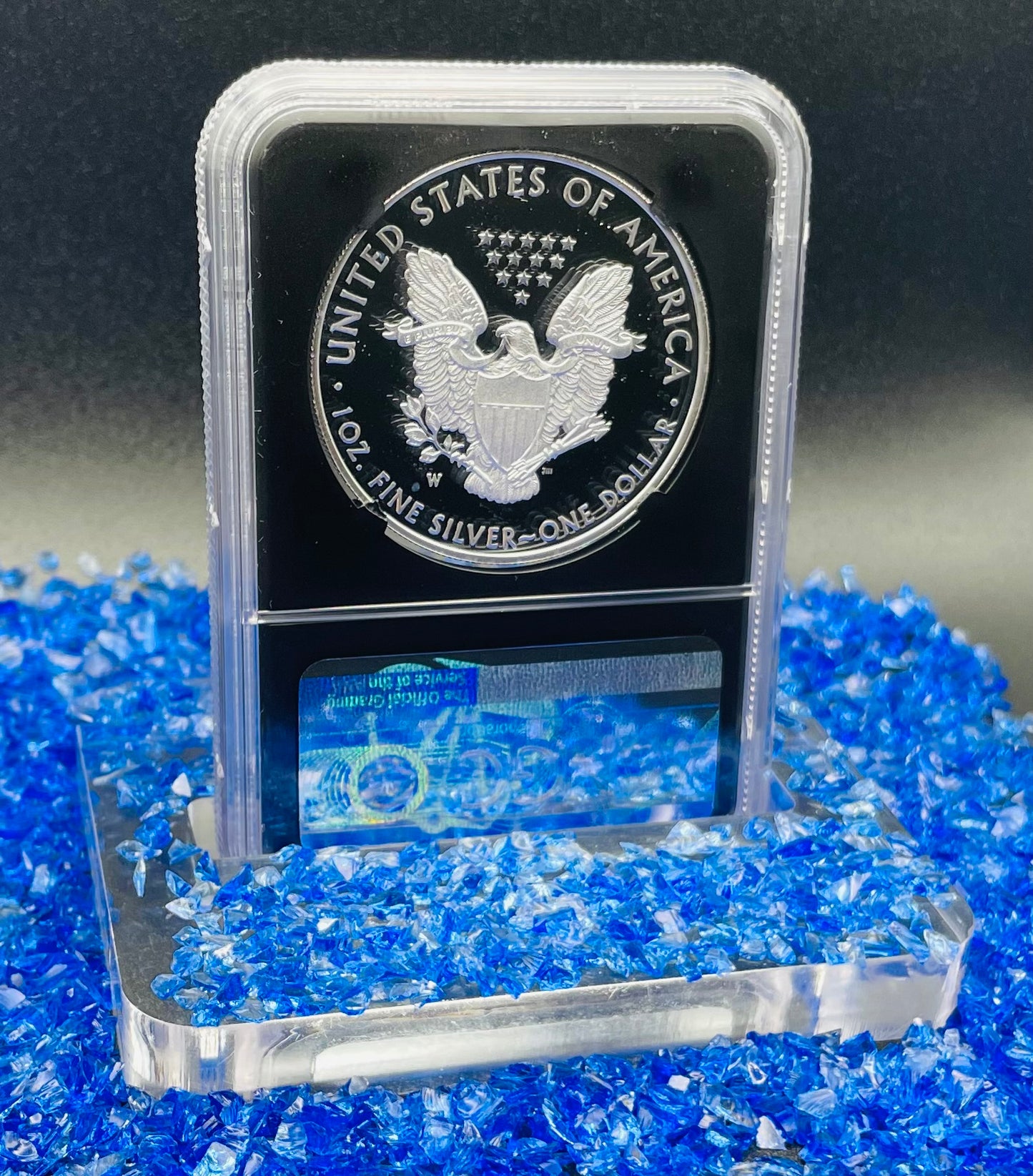 Proof 2021 (W) $1 American Silver Eagle NGC PF70 Type 1 First Releases Heraldic Eagle Label Black Core (1 of 6,854)