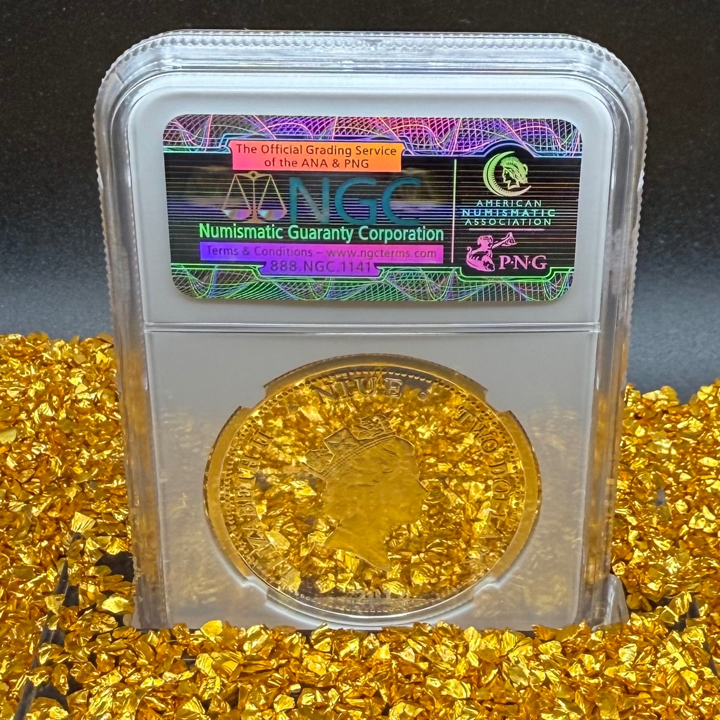 2012 Niue Silver Dollar $2 NGC PF70UC American Reptile Florida Alligator - 24K Gold (1 of 149)