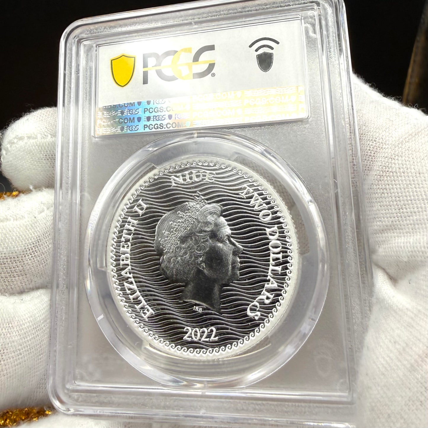 2023 1 oz Niue Silver Dollar $2 PCGS MS70 Skull & Crossbones, Pirate Calico Jack, Jolly Roger (1 of 19) Mint!