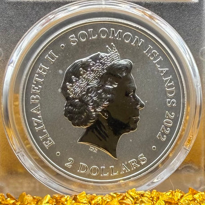 2022 1 oz Solomon Islands Silver Dollar $2 PCGS MS70 Pirate Mary Read (1 of 16)