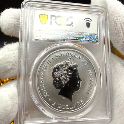 2022 1 oz Solomon Islands Silver Dollar $2 PCGS MS70 Pirate Mary Read (1 of 16)