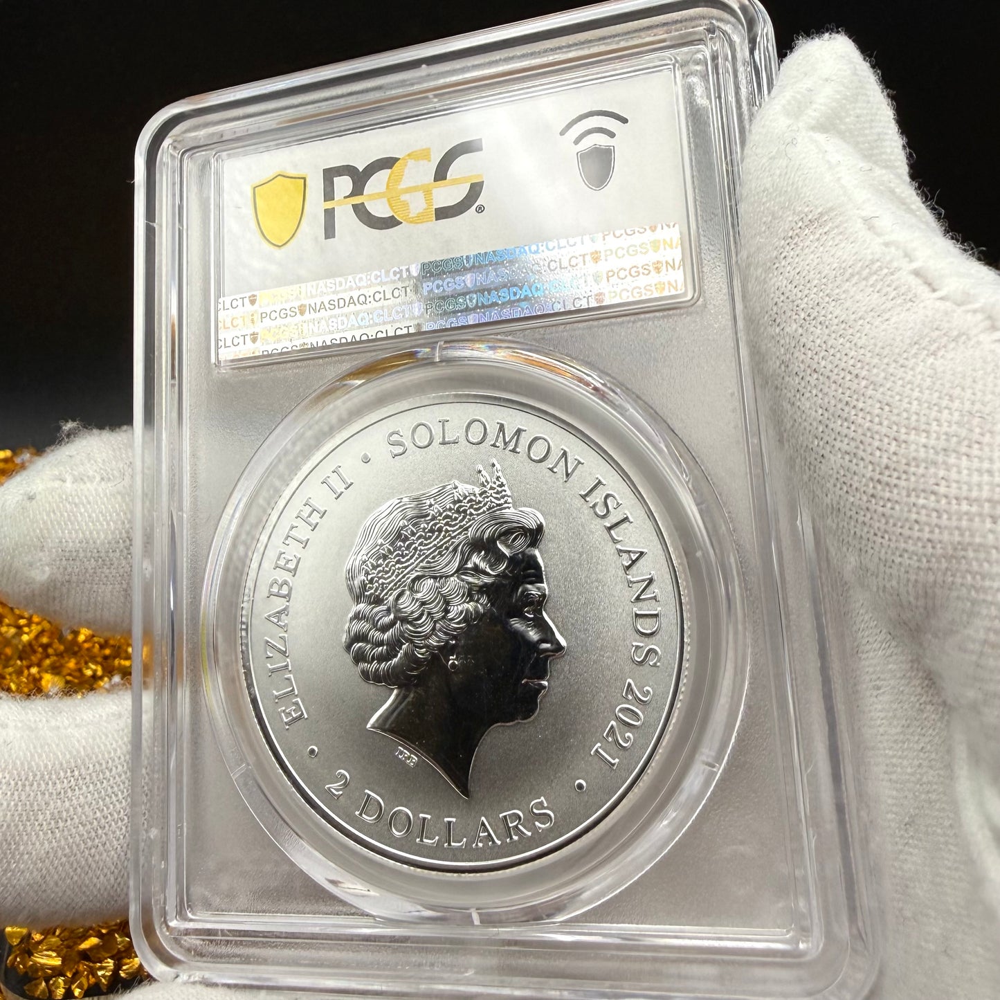 2021 1 oz Solomon Islands Silver Dollar $2 PCGS MS70 Pirate Anne Bonny (1 of 8) Mint!