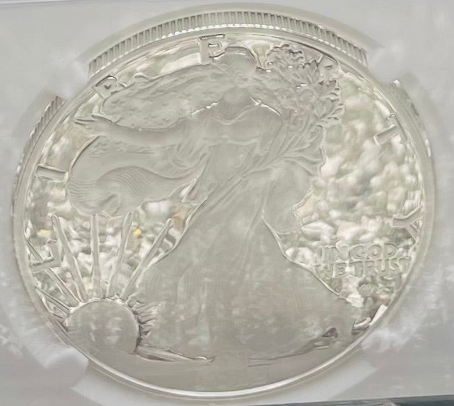 Proof 2022 (W) $1 American Silver Eagle NGC PF70 Modern Brown Label (1 of 5,895)